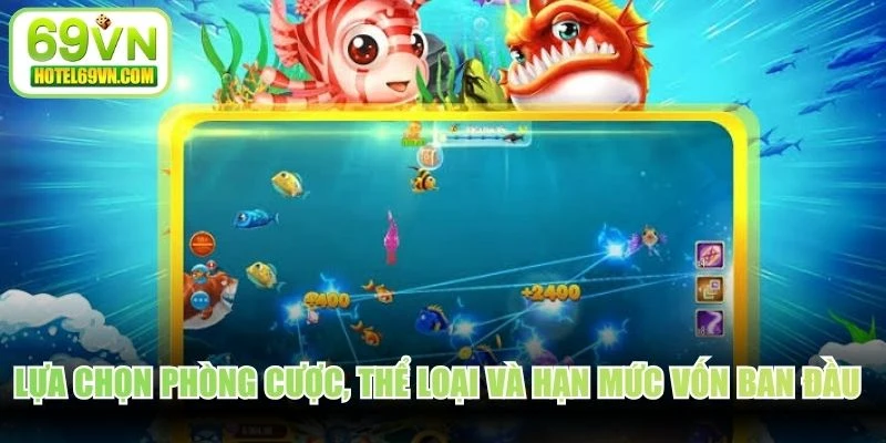 Lựa chọn phòng cược, thể loại và hạn mức vốn ban đầu phù hợp
